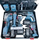 Industrial 5-in-1 Cordless Brushless Multi-Function Power Tool Set Electric Drills Angle Grinders Electric Hammers (3-Year