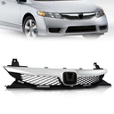 OEM for Honda for Civic 2009-2011 Chrome Front Grille HO1200198 71121SNAA50 Textured Black Upgrade Auto Accessory New Front Bump