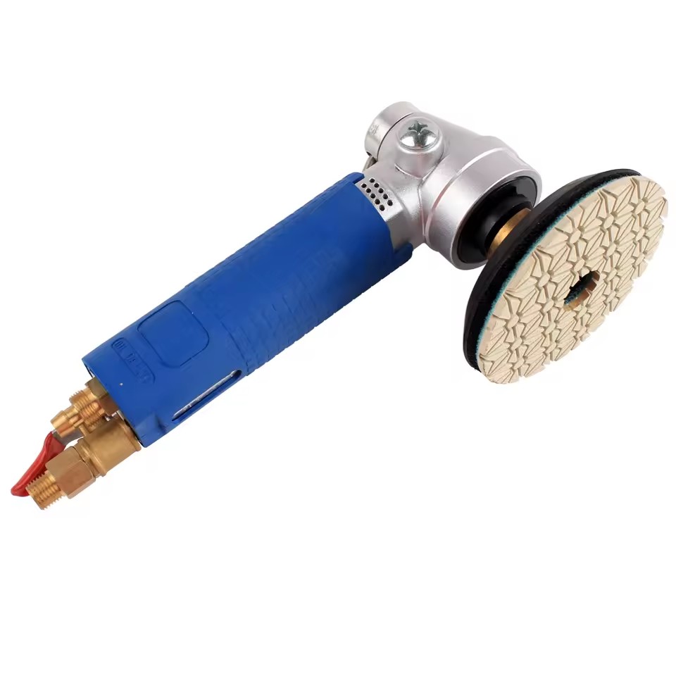 Hand Polishing Tools Angle Grinder 4inch 100mm Hand Wet Stone Polishing Sander air Polisher for Stone Polishing