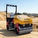 Riding 3 Ton 2Ton 1Ton Double Drum Road Roller DVR-3000 Hydraulic Driven Road Roller Compactor for Road Construction