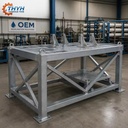 OEM Welded Desalination Equipment Support Platform | Hot Dip Galvanized S355JR Steel ISO 9001 for Industrial Process Equipment