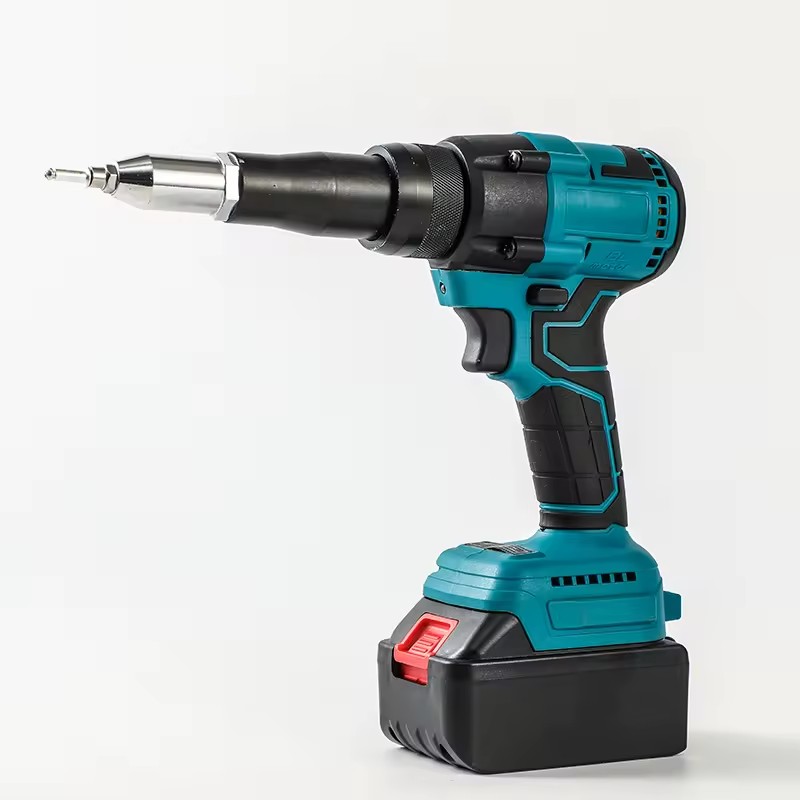 Cordless Rivet Gun 21V Lithium-ion Electric Automatic Brushless Blind Riveter Tool High Quality Factory for Wholesale