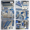 Complete 467Pcs Carbon Steel Heavy Duty Tool Kit Full Set for Home Garage & Auto Mechanical Work