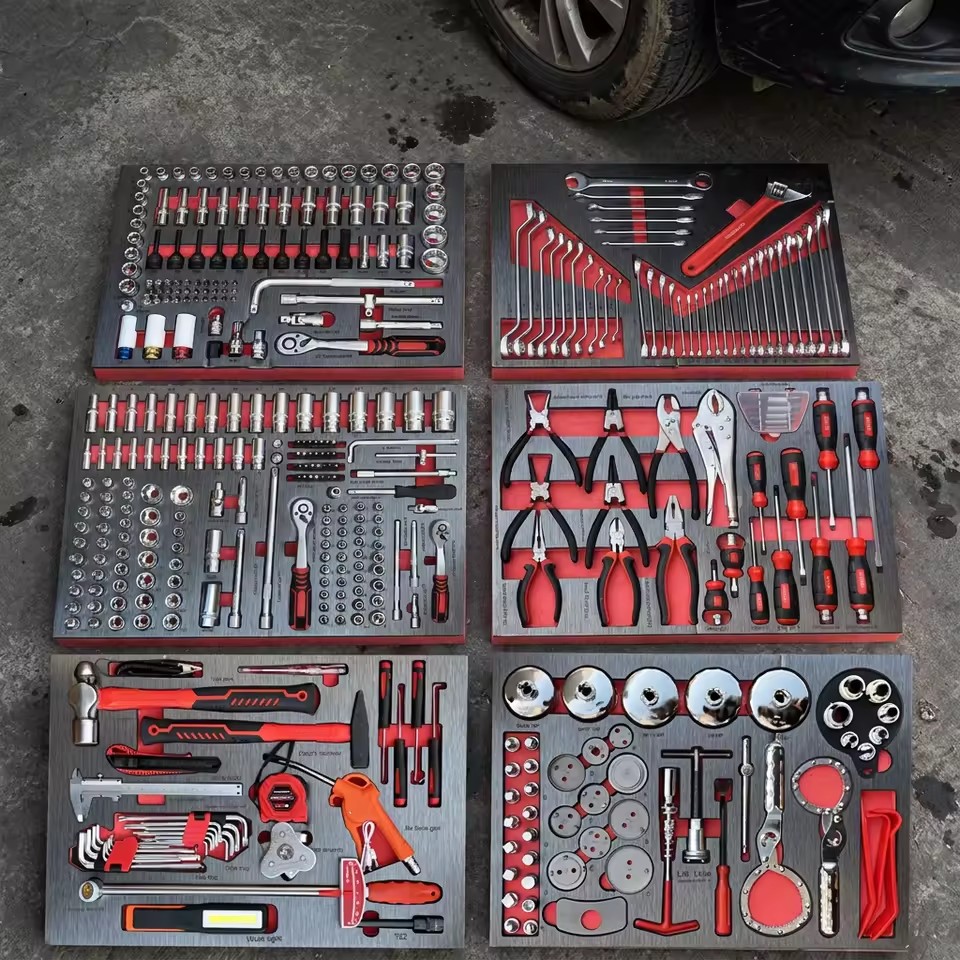 Brand Custom Made 421Pcs Auto Service Tool Set With Movable Cart Professional OEM Manufacturing
