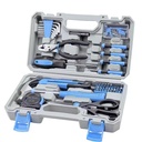 126-Piece Hardware Tool Set with Wrenches, Pliers, and Manual Tools Home Use Screw Repair Tool Kit