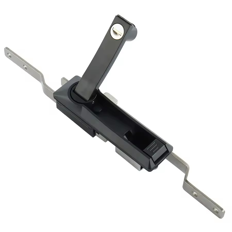 Kunlong Waterproof Industrial and Commercial Energy Storage Power Cabinet Multi Point Lock Connecting Rod Lock Black 2 Keys