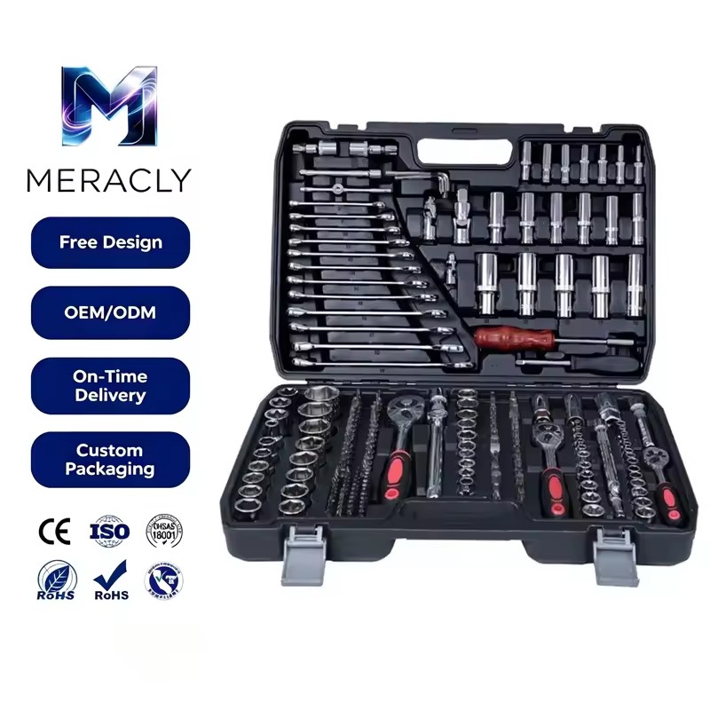 Multi-Function Auto Repair Kit Household Hand Tools Socket Wrench Set Customizable OEM Support 216pcs
