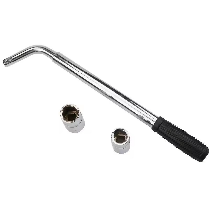 Good Quality Telescopic Extending Lug Wheel Nut Wrench L Shape Type Spanner Set Socket Wrench Car Tire Repair Kit Tool