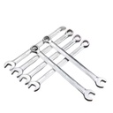 Industrial Grade Hand Tools Metric Double End Combination Wrench Set Chrome Vanadium Steel 1 1/2 Jaw Capacity 1 Year Warranty