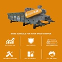 15-25 T/h WOOD CHIPPER YMPJ 2113 High Quality Wood Chipper Used to Get Wood Chips