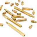 M2 M2.5 M3 Metric Hex Brass/Stainless Steel Male Female Standoff Stud Threaded Pillar PCB Column Spacer Bolt Screw Class 8.8