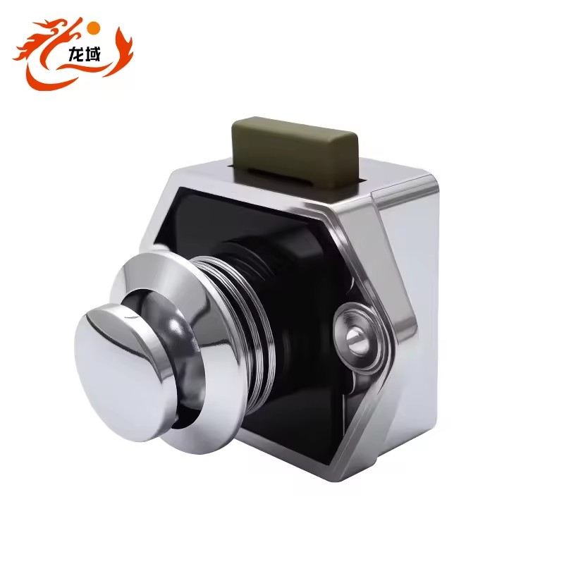 LYTX009 Plastic Knob Door Lock Nylon Cabinet Push Lock Cabinet Lock RV Push Button Lock RV Lock RV Furniture Cabinet