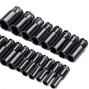 Hot Carbon Steel 150mm Electric Wrench Sleeve Extended Hexagonal Sleeve Set Pneumatic Power Tool Accessories