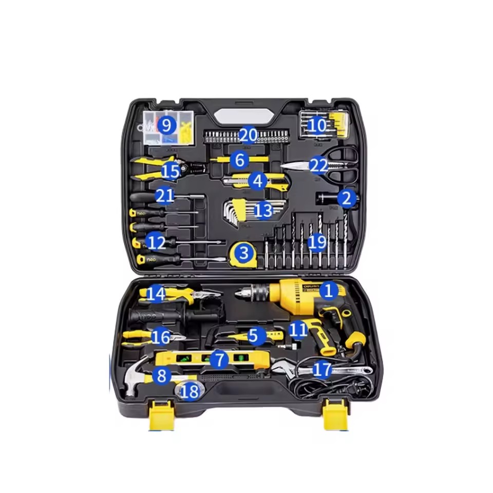 Wholesale Multi-Function Cordless Drill Combo Kit Power Tools Set in Box Packaging