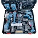 Power Tool Kits Electric Hammer Impact Drill Brushless Angle Grinder Cordless Wrench Portable Circular Saw Combination Tool Set