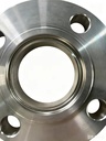 Production of stainless steel flanges, flat welded flanges with necks