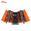 3 Tiers Cantilever Iron & Steel Portable Mechanic Tool Box Chest Hand Tools Organizer OEM