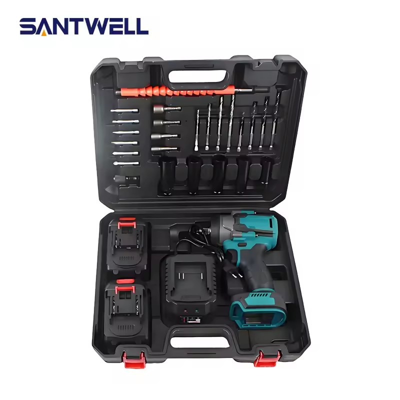 High Power Industrial Grade 21V Lithium-Ion Battery Hi Torque Cordless Impact Wrench Brushless Pure Copper Motor Industrial Use