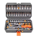 46pcs Impact Socket Sets Cheap Bulk Wholesale 1/2 Inch Europe 3/8 Inch Drive Impact Socket Set