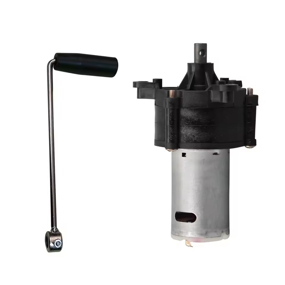 6V-24V Generator Miniature Hand Crank Generator 1500mA Emergency Wind Hydraulic Generator Dynamotor Motor for Standby Lighting