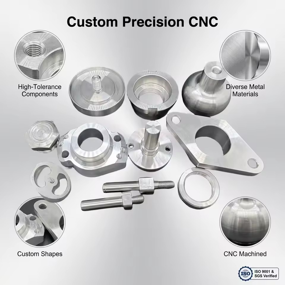 OEM Custom Stainless Steel Aluminum Metal Aviation Accessories Part Anodized CNC Machining Service