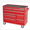 Custom Large Red Heavy Duty 7 Metal Work Drawers Suitcase Rolling Tool Box