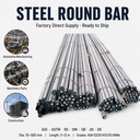 Alloy Steel Round Bar Hot Rolled Carbon Steel Rod EN S45C JIS SGr420 SCM440 SAE AISI 1045 4140 1018 1020 1060 6061