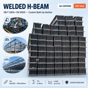 Best Sale Q235B Carbon Steel H Beams Galvanized H Section Steel S235 Hot Rolled Structure Profile Steel With Competitive Price