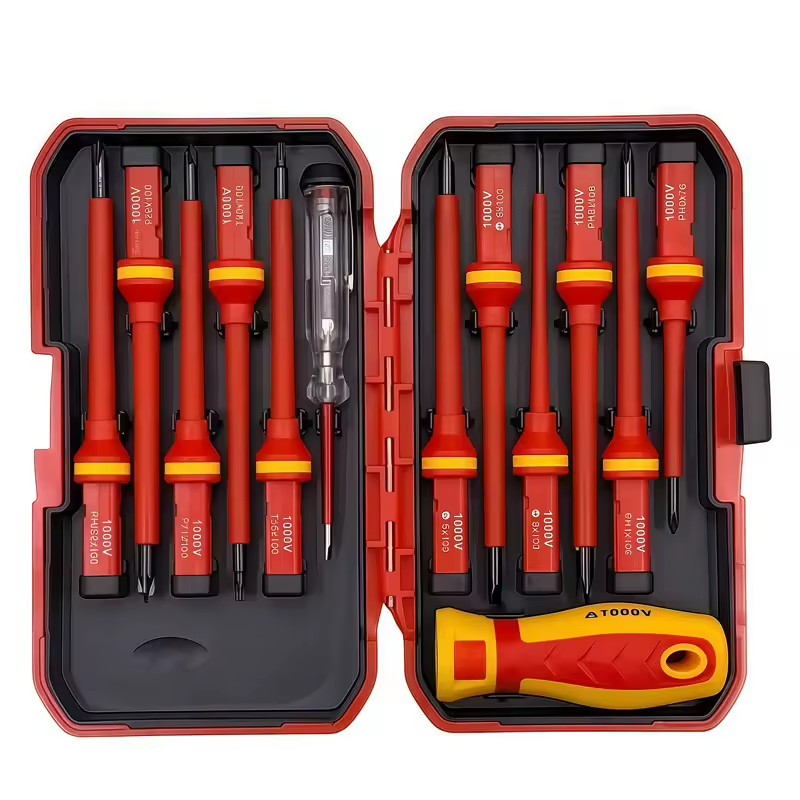Hot Selling 13-In-1 Insulated High Voltage Resistant Electrician Professional Repair Tool Set Multifunctional Screwdriver Set