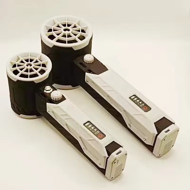Car Violent Air Blower Powerful Handheld Fan With LED Lighting 64MM Brushless Motor High-Speed 4000mA 1600G Thrust