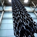 High Strength Manganese Steel Lifting Chain Heavy Duty Mining Chain Polished Alloy Steel Round Link Chain for Loading