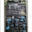 5-in-1 Brushless Power Tool Set OEM Lithium Battery Cordless Multi-Function Combination Tool with Power Supply