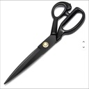 Clothing Household Tailor Scissors Large Long Carbon Steel Smooth Edge 8-12 Inch Black Pro