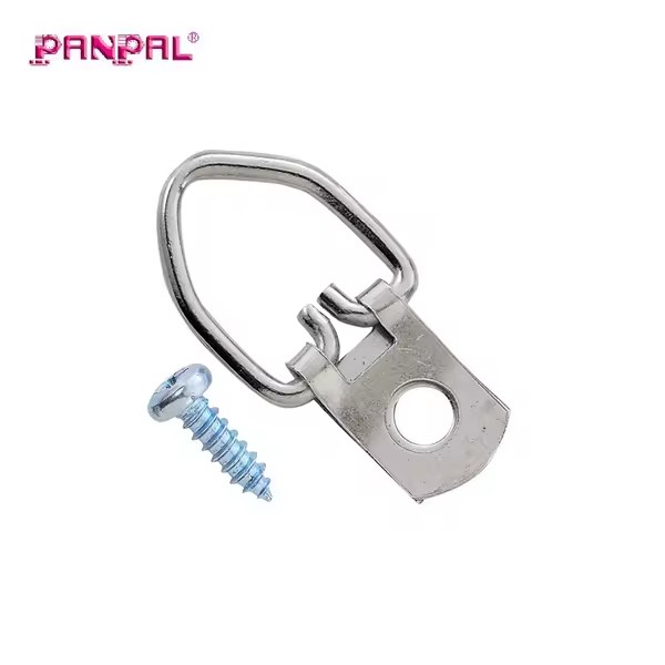 Heavy Steel Zinc Plated Duty D Ring Picture Frame Hangers