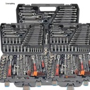 Professional 108/150/172pcs Socket Set Durable Versatile 1/4 3/8 Inch Drive Auto Repair Tool Case Customizable OEM Bag