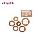 110pc Copper Washer Assortment Set - 6 Sizes - Automotive & Household Electrical Connections