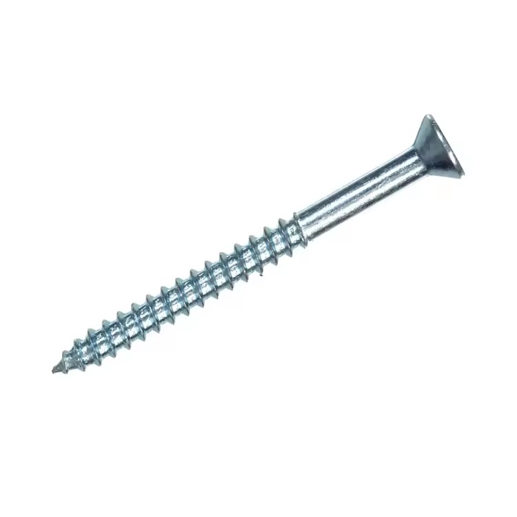 #12 X 1-1/2 In. Phillips Flat Head Zinc Chromate Wood Screw