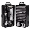 Precision Professional Repair Tool Kit 115-Piece Screwdriver Set Magnetic Anti-Slip Handle Tweezers for Electronic