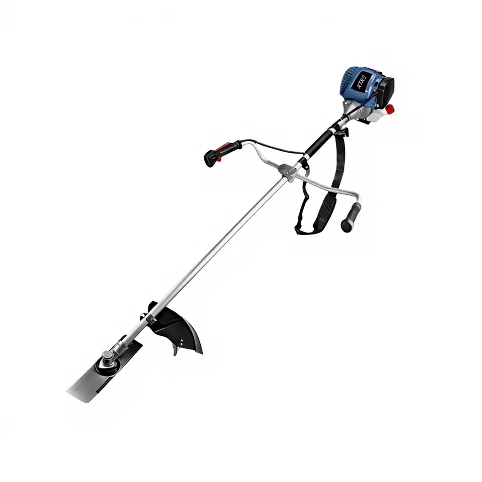 Cordless Brushless 4Stroke Electric Garden Lawn Mower 31CC Weed Eater Handheld Metal Blade 0.7-0.8KW Lawn Trimming Machine