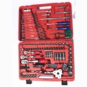 Professional 121 Pcs Tool Sets Wrench Socket Ratchet Nuts Bits Auto Tools