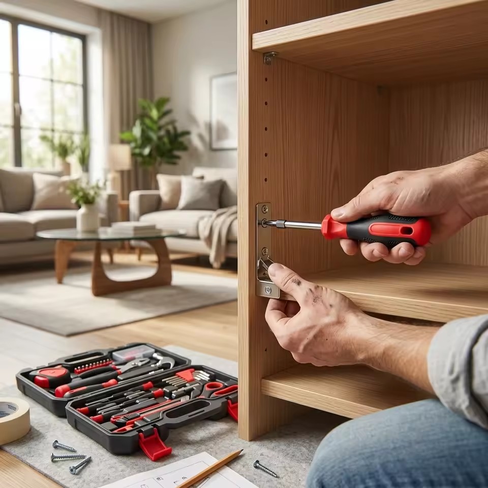 Mechanic Combination Hardware Repair Hand Tool Set Kit Box Toolbox Combo Storage Case Hand-Powered Metal Tools with Hard Case