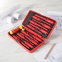 Qixin Custom Wholesale Chrome Vanadium Steel Electricity Household Tool Screwdriver Kit Insulated Magnetic Screw Driver