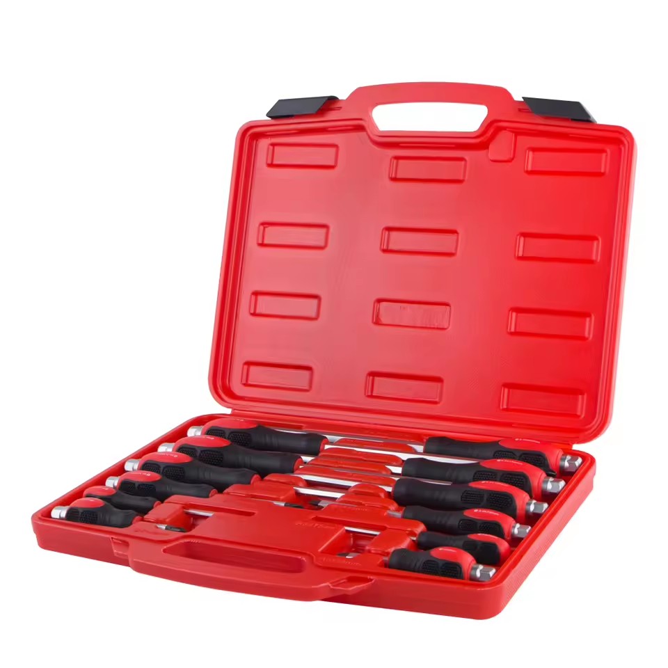 Qixin Factory Supply 8PC Strong Magnetic Torx Cr-v Steel Screwdriver Set OEM Comfortable Grip Screw Drivers Kit