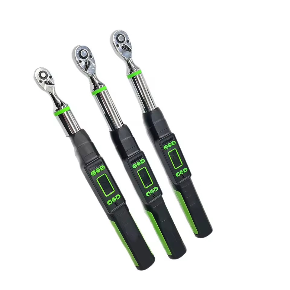 Digital Torque Wrench ±2% Accuracy0-220 N.m LCD Display Real-Time Peak Modes Preset Data Storage Dual Alarm Torque Wrench