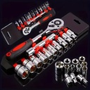New Upgrade Hardware Car Boat Motorcycle Bicycle Repairing Tool Short Socket Ratchet Auto Repair Wrench Socket Set
