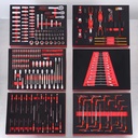 252Pcs Professional Carbon Steel Tool Kit with Storage Case for Workshop Garage Car Mechanical & Home Maintenance