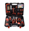 148-Piece OEM Combination Hand Tool Set with Steel Plastic Toolbox Storage Case Socket Wrench Sets for Indoor/Outdoor Garden Use
