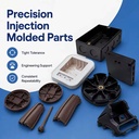 Plastic Injection Molding Service Custom ABS PC Nylon POM PEEK PP Enclosure Housing Overmolding Insert Molding OEM Factory