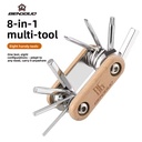Benguo BG-9850 Hand Operated Aluminium Alloy Bicycle Repair Tools Mountain Road Bike Multi-function Folding Combination Repair