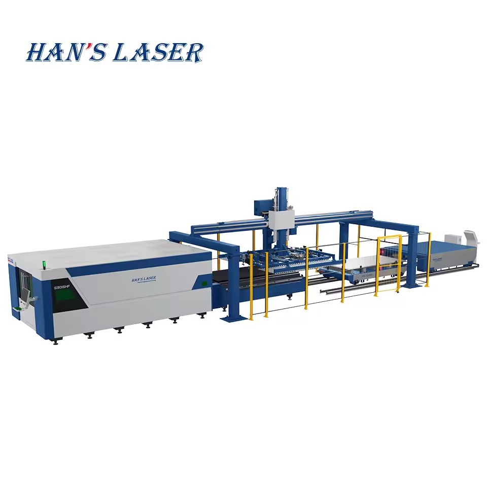 SLU High-Efficiency Automated Laser Sheet Process Metal Laser Cutting Metal Sheet Production Line